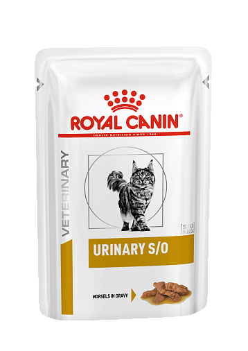 Royal Canin Urinary S/O Chicken Корм консервированный полнорационный диетический для кошек, способствующий растворению струвитных камней и предотвращению их повторного образования. Ветеринарная диета.