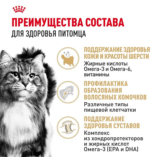 Royal Canin Siberian Adult Корм сухой для взрослых кошек породы Сибирская от 12 месяцев