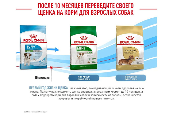 Royal Canin Mini Puppy Корм сухой для щенков мелких пород в возрасте до 10 месяцев