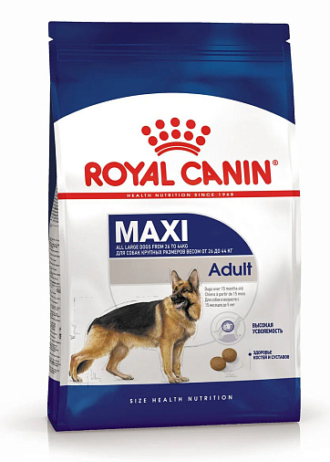 Royal Canin Maxi Adult Корм сухой для взрослых собак крупных размеров от 15 месяцев до 5 лет