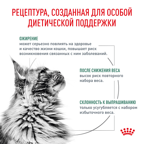 Royal Canin SATIETY WEIGHT MANAGEMENT (СЭТАЙЕТИ ВЕЙТ МЕНЕДЖМЕНТ) Корм влажный диетический для взрослых кошек, рекомендуемый для снижения веса