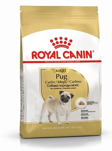 Royal Canin Pug Adult Корм сухой для взрослых собак породы Мопс от 10 месяцев