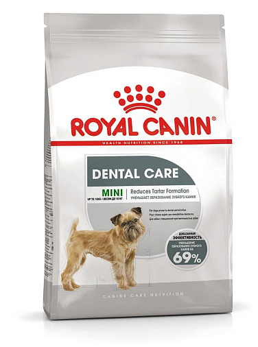 Royal Canin Mini Dental Care Корм сухой для собак мелких размеров, предрасположенных к образованию зубного камня