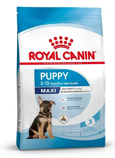 Royal Canin Maxi Puppy Корм сухой для щенков крупных размеров в возрасте до 15 месяцев