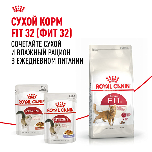 Royal Canin INSTINCTIVE Корм консервированный для взрослых кошек, соус