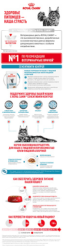 Royal Canin SENSITIVITY CONTROL CHICKEN WITH RICE (СЕНСИТИВИТИ КОНТРОЛ С КУРИЦЕЙ И РИСОМ) Корм влажный для взрослых кошек при пищевой аллергии
