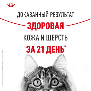 Royal Canin Hair&Skin Care Корм сухой для взрослых кошек для поддержания здоровья кожи и шерсти