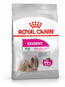Royal Canin Mini Exigent Корм сухой полнорационный для взрослых и стареющих собак мелких размеров (весом от 1 до 10 кг) в возрасте 10 месяцев и старше, привередливых в питании