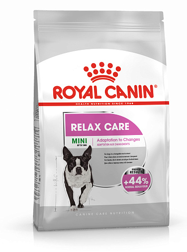 Royal Canin Mini Relax Care Корм сухой полнорационный для взрослых и стареющих собак мелких размеров (весом от 1 до 10 кг) в возрасте 10 месяцев и старше, живущих в часто меняющихся условиях