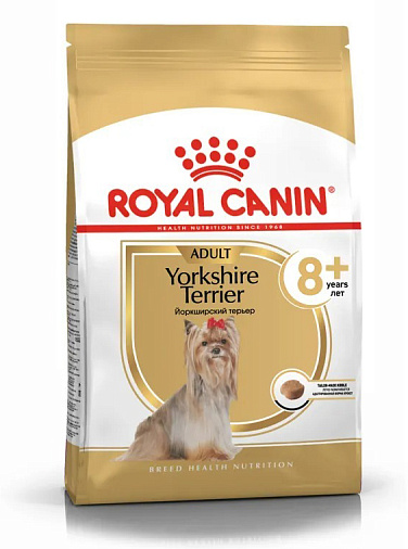 Royal Canin Yorkshire Terrier Adult 8+ Корм сухой для стареющих собак породы Йоркширский Терьер от 8 лет