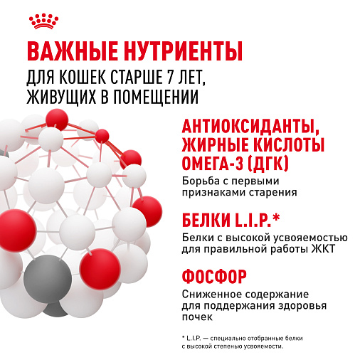 Royal Canin INDOOR STERILISED 7+ Корм консервированный полнорационный для кошек (в возрасте от 7 до 12 лет), живущих в помещении (мелкие кусочки в соусе)