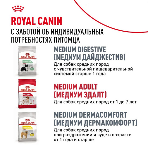 Royal Canin Medium Adult 7+ Корм сухой для взрослых собак средних размеров от 7 лет и старше