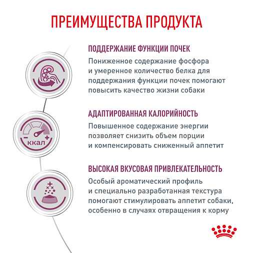 Royal Canin Renal Select Canine Корм сухой диетический для взрослых собак с хронической болезнью почек