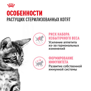 Royal Canin KITTEN STERILISED Корм консервированный полнорационный для кошек - Специально для кастрированных и стерилизованных котят (в возрасте от 6 до 12 месяцев), мелкие кусочки в желе