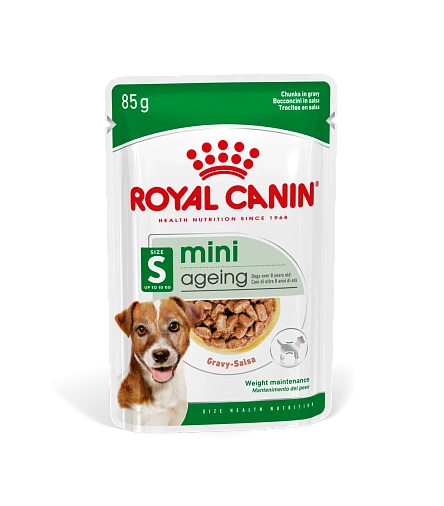 Royal Canin Mini Ageing Canine (в соусе) Полнорационный корм для стареющих собак мелких размеров (весом от 1 до 10 кг) старше 8 лет