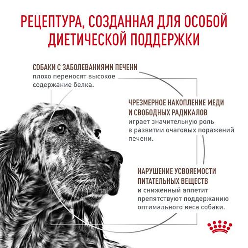 Royal Canin HEPATIC (ГЕПАТИК) Корм сухой для взрослых собак для поддержания функции печени