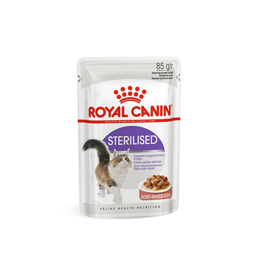 Royal Canin Sterilised Корм консервированный для стерилизованных взрослых кошек, соус