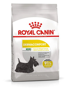 Royal Canin Mini Dermacomfort Корм сухой для взрослых собак мелких размеров при раздражениях и зуде кожи