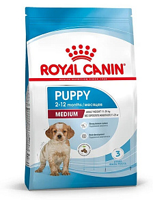 Royal Canin Medium Puppy Корм сухой для щенков средних размеров от 2 до 12 месяцев