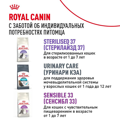 Royal Canin Fit 32 Корм сухой сбалансированный для взрослых умеренно активных кошек от 1 года