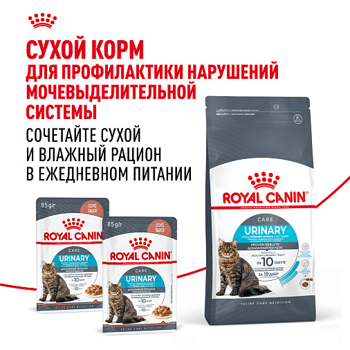 Royal Canin Корм для профилактики нарушения мочевыделительной системы у взрослых кошек (Urinary Care), мелкие кусочки в соусе