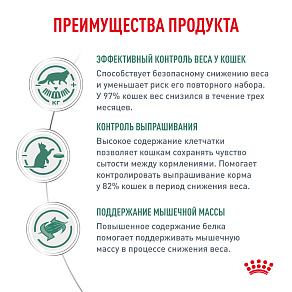 Royal Canin SATIETY WEIGHT MANAGEMENT (СЭТАЙЕТИ ВЕЙТ МЕНЕДЖМЕНТ) Корм влажный диетический для взрослых кошек, рекомендуемый для снижения веса