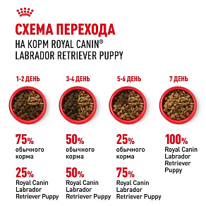 Royal Canin Labrador Retriever Puppy Корм сухой для щенков породы Лабрадор Ретривер до 15 месяцев