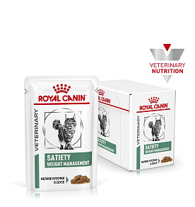 Royal Canin SATIETY WEIGHT MANAGEMENT (СЭТАЙЕТИ ВЕЙТ МЕНЕДЖМЕНТ) Корм влажный диетический для взрослых кошек, рекомендуемый для снижения веса
