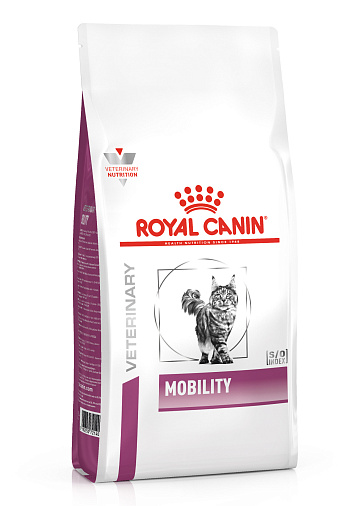 Royal Canin Mobility Корм сухой полнорационный диетический для взрослых кошек, предназначенный для улучшения подвижности суставов. Ветеринарная диета