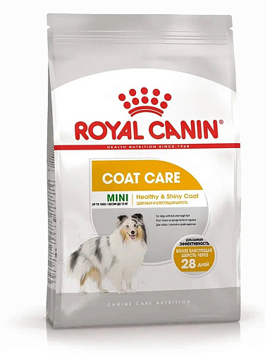 Royal Canin Mini Coat Care Корм сухой для взрослых собак мелких размеров с тусклой и сухой шерстью