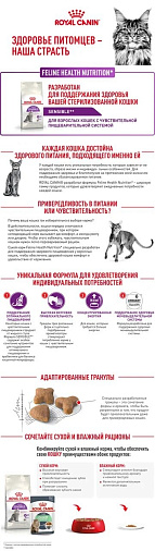 Royal Canin Sensible 33 Корм сухой сбалансированный для взрослых кошек с чувствительной пищеварительной системой