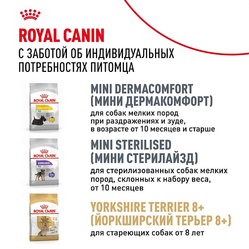Royal Canin Yorkshire Terrier Adult Корм сухой для взрослых собак породы Йоркширский Терьер от 10 месяцев