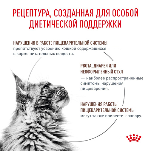 Royal Canin GASTROINTESTINAL FIBRE RESPONSE (ГАСТРОИНТЕСТИНАЛ ФАЙБР РЕСПОНС) Корм сухой для кошек при запорах