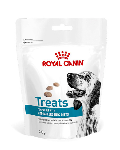 Royal Canin Treats лакомство для взрослых собак совместимое с диетой  Hypoallergenic (дополнительное питание)