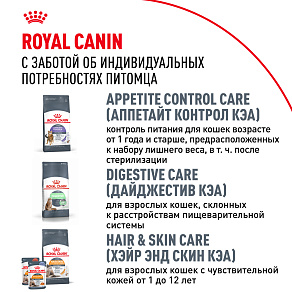 Royal Canin Urinary Care Корм сухой для взрослых кошек для поддержания здоровья мочевыделительной системы