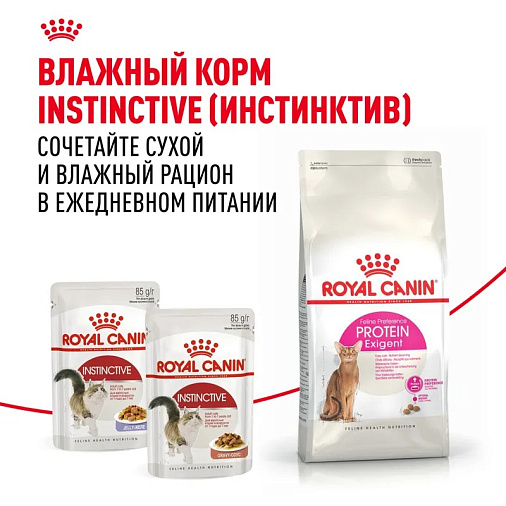 Royal Canin Protein Exigent Корм сухой сбалансированный для привередливых взрослых кошек от 1 года