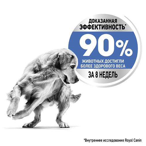 Royal Canin, Maxi Light Weight Care Корм сухой полнорационный для взрослых и стареющих собак крупных размеров (весом от 26 до 44 кг) в возрасте 15 месяцев и старше, склонных к набору веса