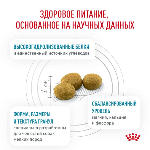 Royal Canin HYPOALLERGENIC SMALL DOGS (ГИПОАЛЛЕРДЖЕНИК СМОЛ ДОГЗ) Корм сухой для взрослых собак мелких пород при пищевой аллергии