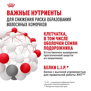 Royal Canin Hairball Care Корм сухой для взрослых кошек для профилактики образования волосяных комочков