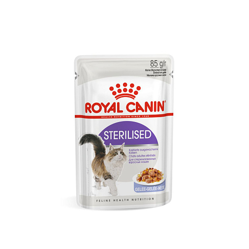 Royal Canin Sterilised Корм консервированный для взрослых кошек в желе