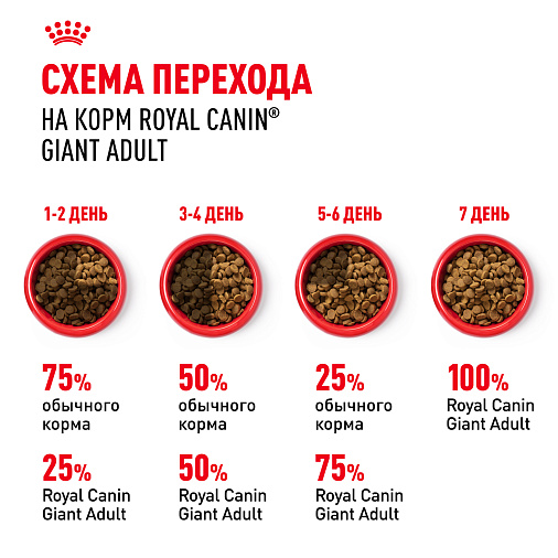 Royal Canin Giant Adult Корм сухой для взрослых собак очень крупных размеров от 18 месяцев