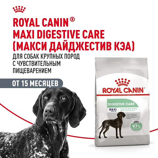 Royal Canin Maxi Digestive Care Корм сухой для взрослых собак больших размеров с чувствительным пищеварением