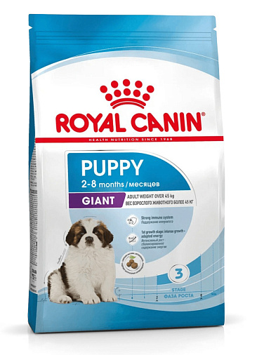 Royal Canin Giant Puppy Корм сухой для щенков очень крупных размеров до 8 месяцев