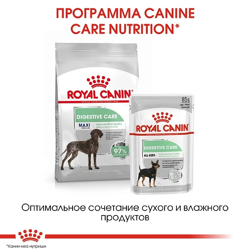 Royal Canin Digestive Care Canine Корм консервированный полнорационный для взрослых собак в возрасте 10 месяцев и старше, с чувствительным пищеварением (в паштете)
