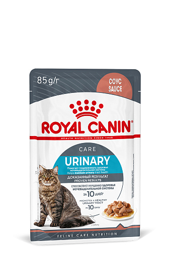 Royal Canin Корм для профилактики нарушения мочевыделительной системы у взрослых кошек (Urinary Care), мелкие кусочки в соусе