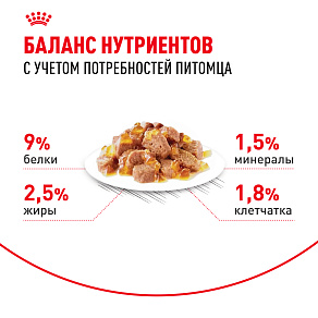 Royal Canin Sterilised Корм консервированный для взрослых кошек в желе