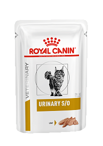 Royal Canin Urinary S/O (паштет) Корм консервированный полнорационный диетический для кошек, способствующий растворению струвитных камней и предотвращению их повторного образования. Ветеринарная диета
