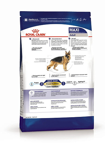 Royal Canin Maxi Adult Корм сухой для взрослых собак крупных размеров от 15 месяцев до 5 лет