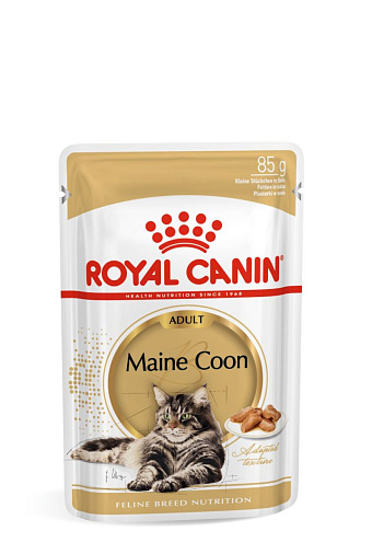 Royal Canin Maine Coon Adult Корм консервированный для взрослых кошек породы Мэйн Кун, соус