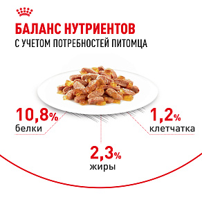 Royal Canin LIGHT WEIGHT CARE Корм консервированный полнорационный для взрослых кошек - Рекомендуется для контроля набора веса, мелкие кусочки в желе